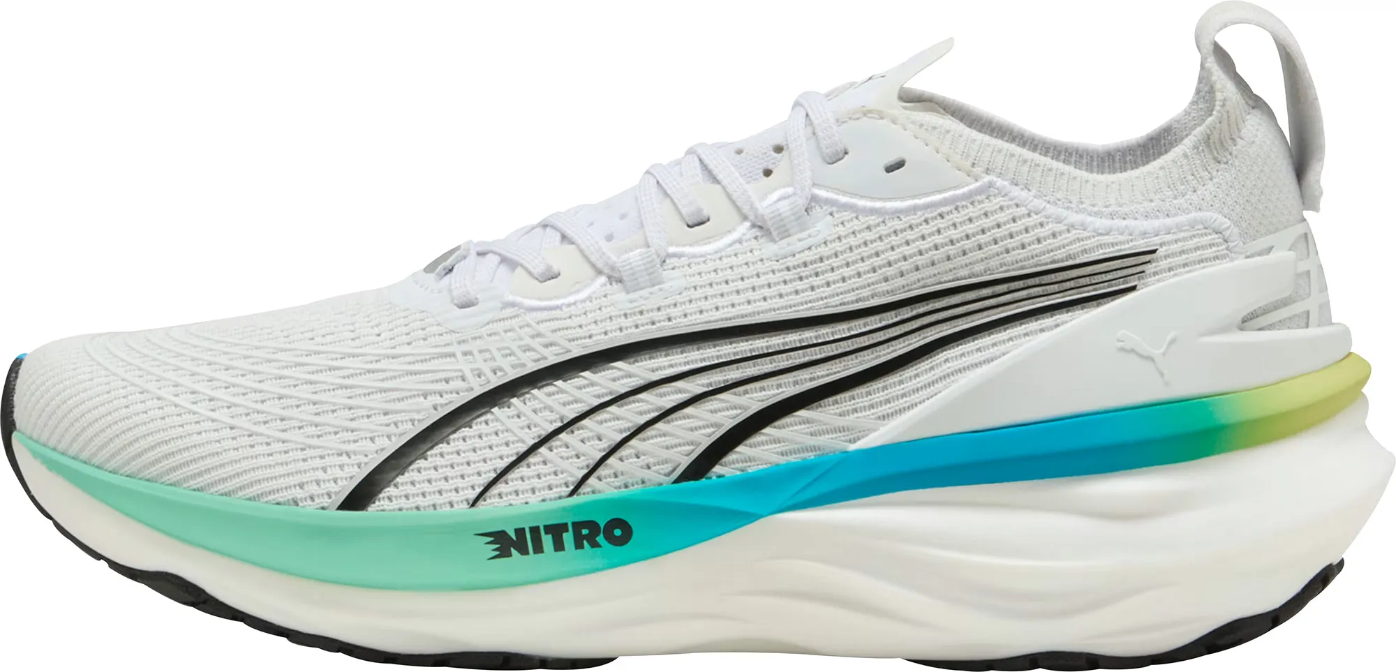 Puma ForeverRun Nitro 2 Mens Running Shoes - White Court Fast Anti Odor Busy Professionals