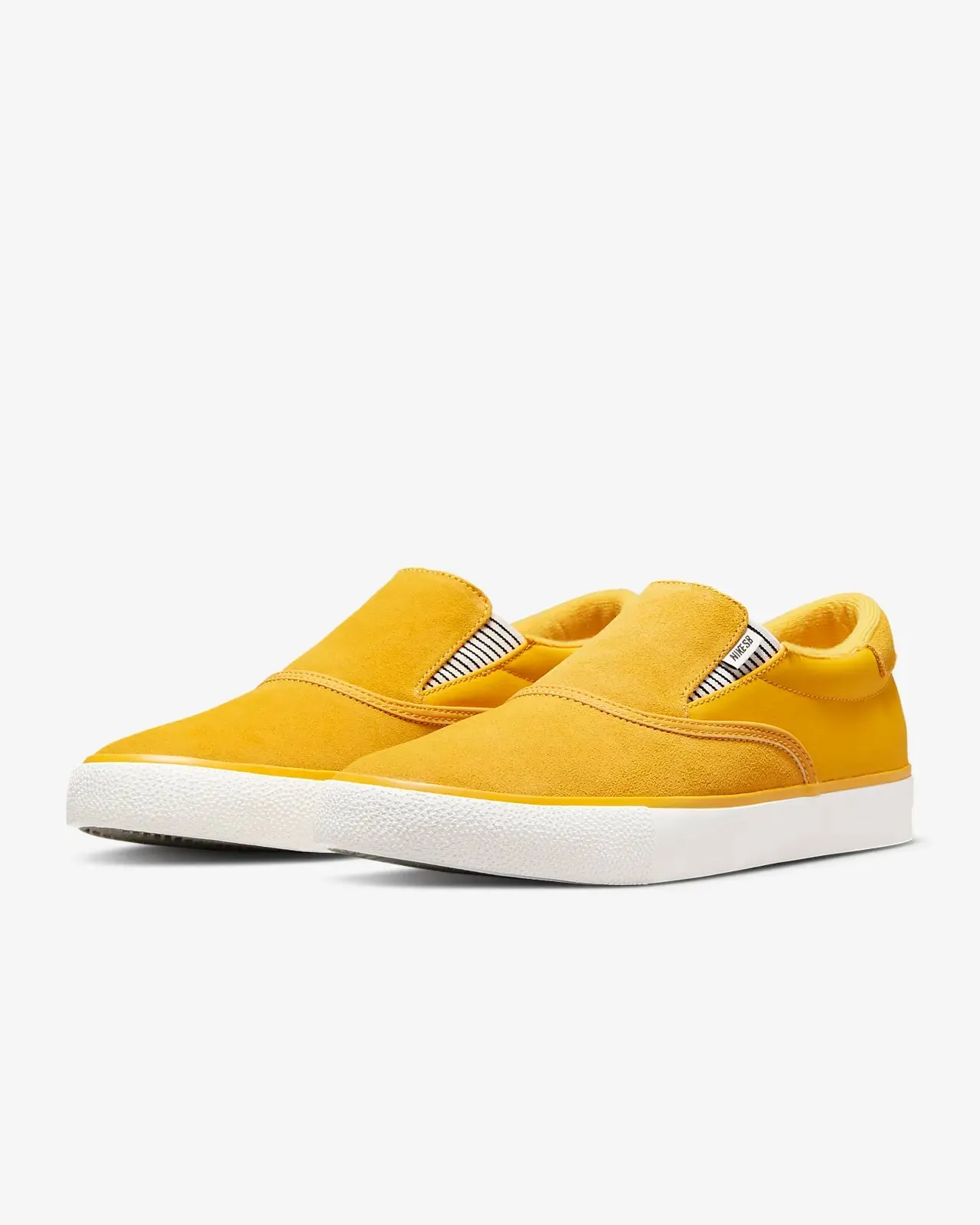 Quick Flex Nike SB Zoom Verona Slip PRM Shoes - Elissa Steamer  -Dark Sulfur/Habanero Red-Sail