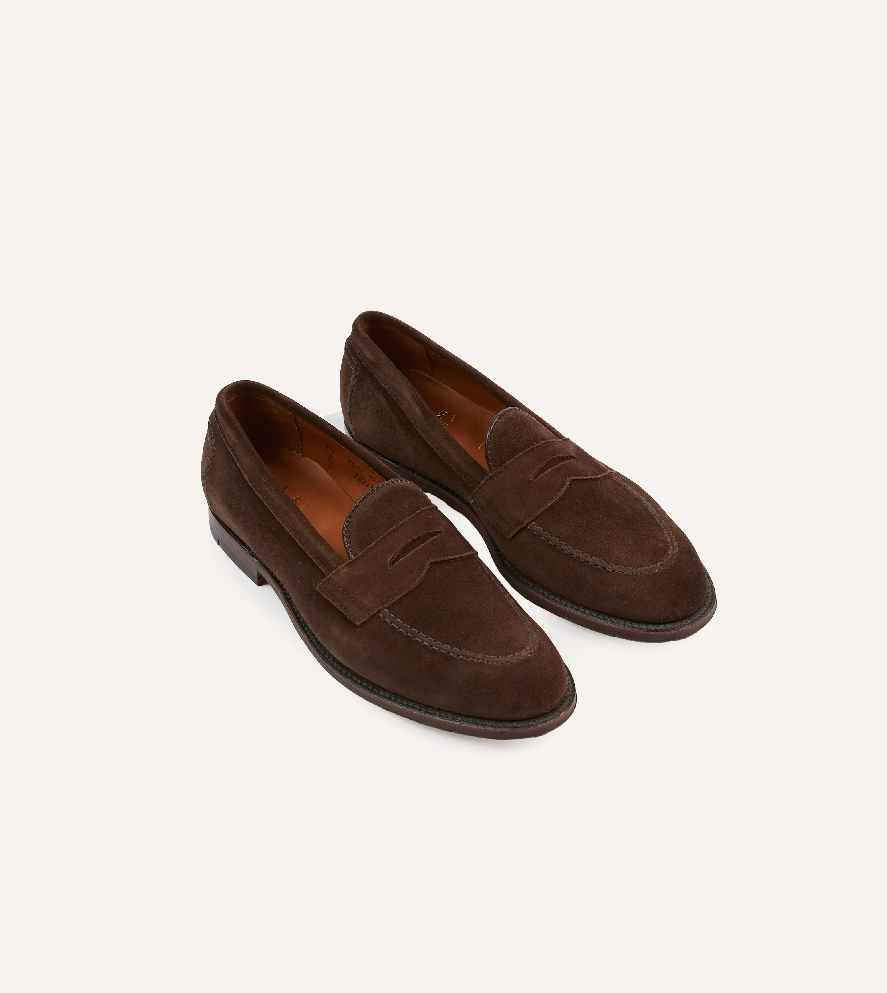 Vital Step Alden Brown Suede Penny Loafer