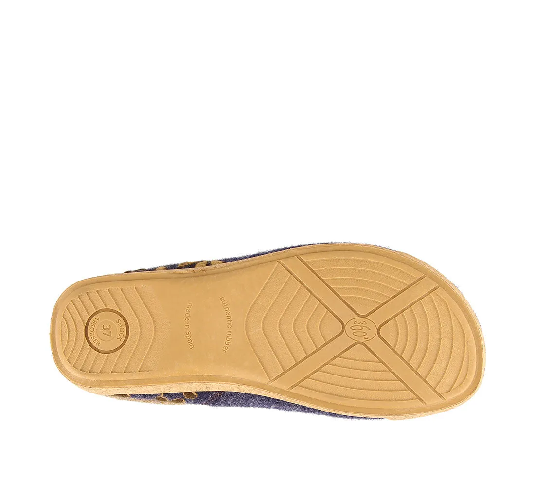 Woolderness - Navy Sporty Footwear Pool Wear