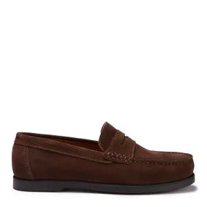 Timeless Cushioning Boat Loafers, brown suede