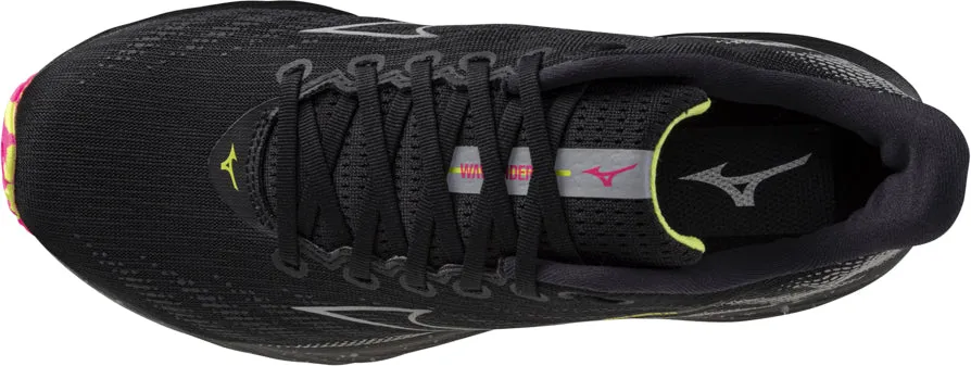 Mizuno Wave Rider 28 Running Shoes - Black Palm Base