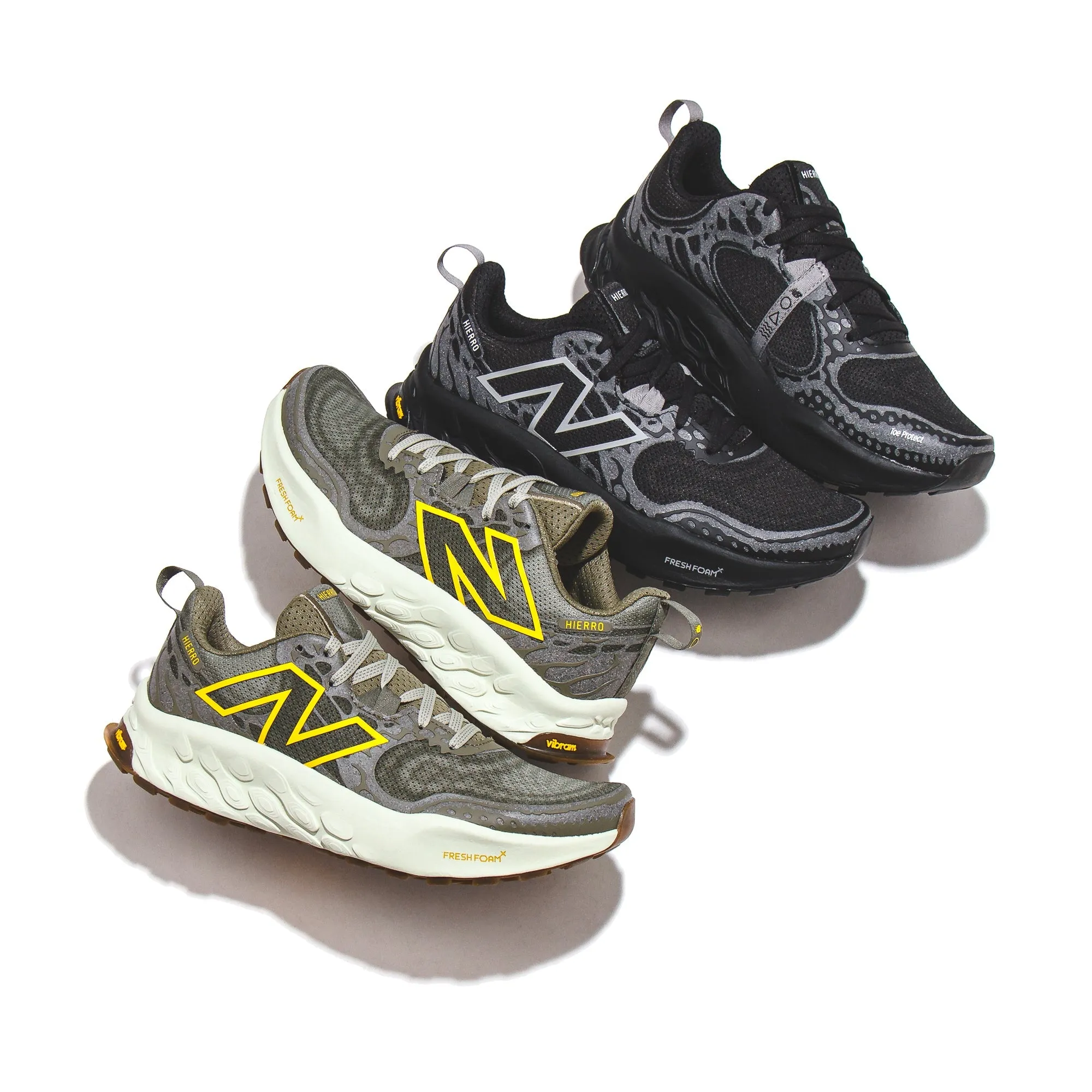 Casual Move All Day Road Trip New Balance Men Fresh Foam X Hierro v8 Black MTHIERK8