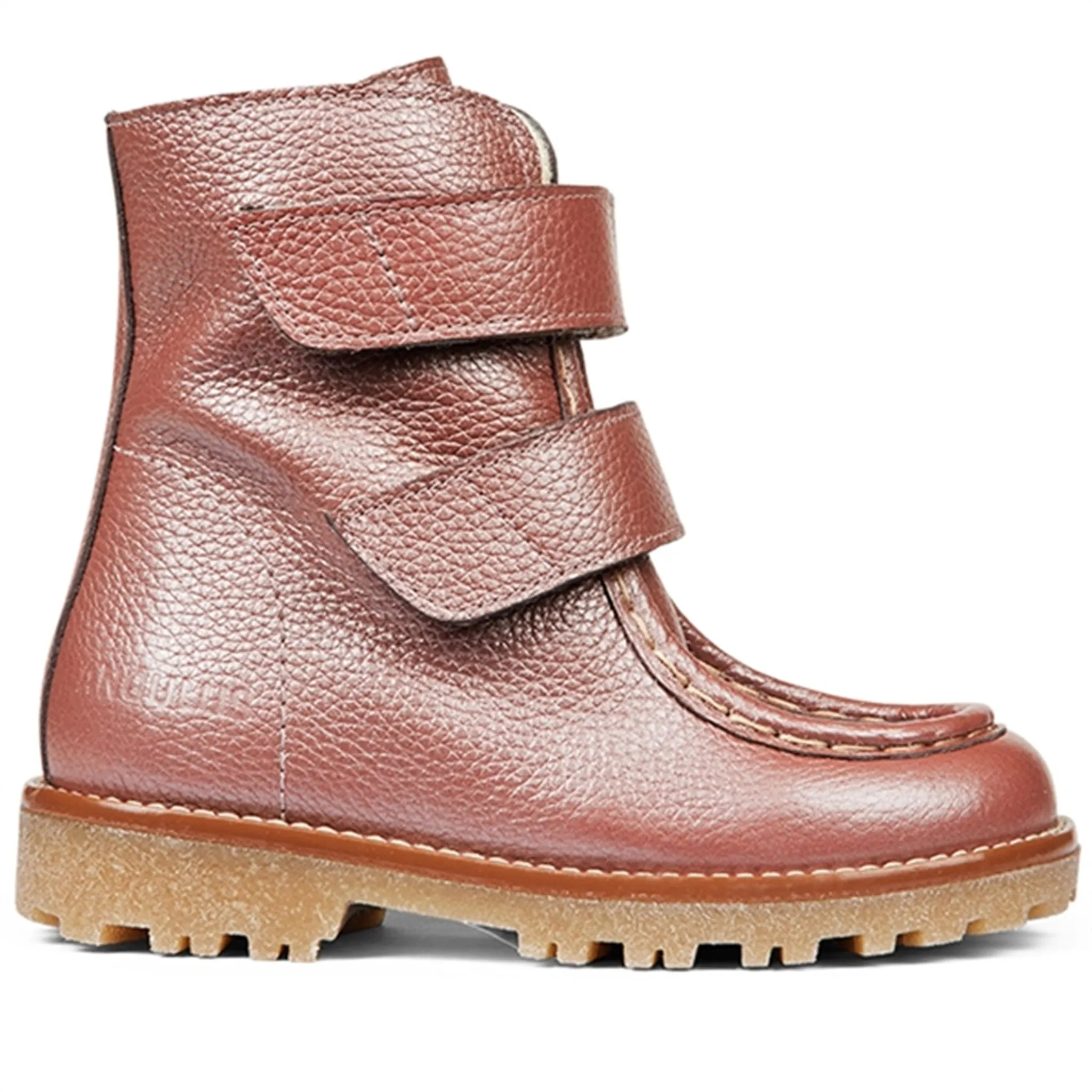 Angulus Mid-Cut Boots With Velcro Rose Shine Snow Terrain