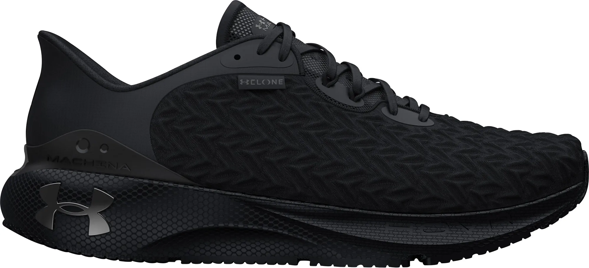 Under Armour HOVR Machina 3 Clone Mens Running Shoes - Black Durable Construction Island Vibe