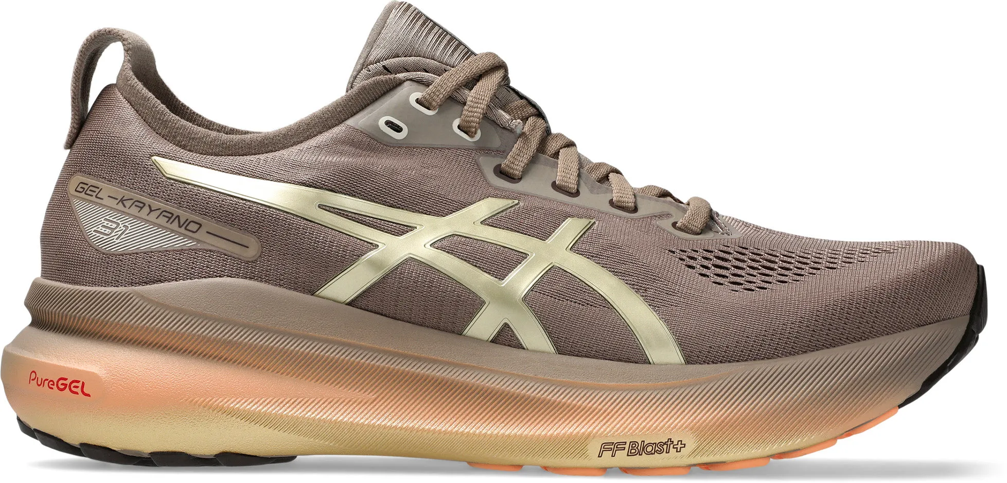 Gel Kayano 31 Luxe Men's Running Shoes Steady Pace toe - box - roomy shoes