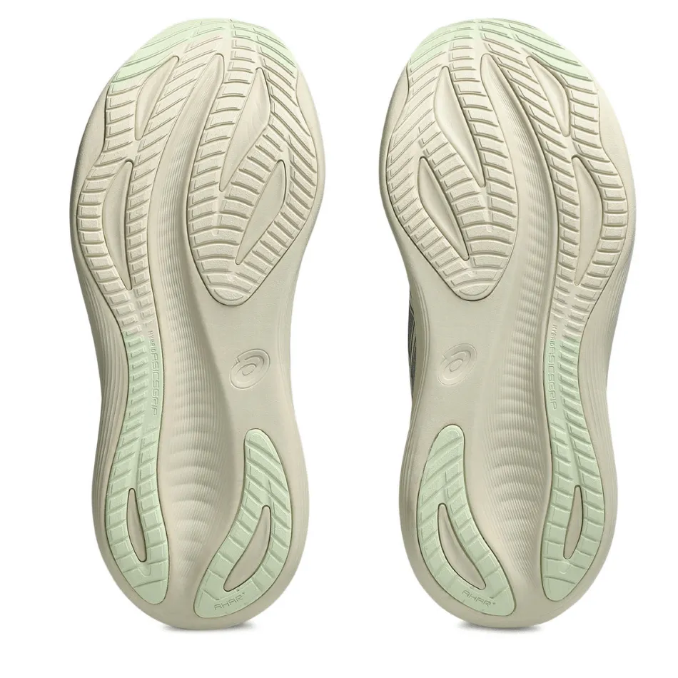 ASICS Women's GEL-NIMBUS 27 Running Shoes in Monument Blue/Whisper Green AW25 Sports teams teenagers' style