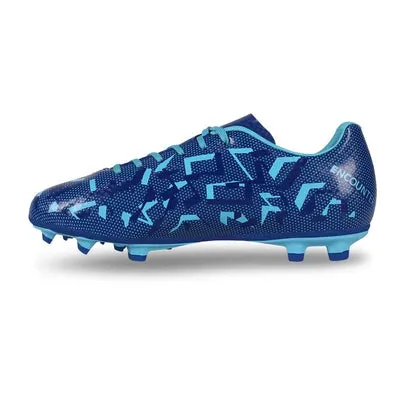 Enhanced grip Upper Control Nivia Encounter 10 Football Shoes for Men (Blue)