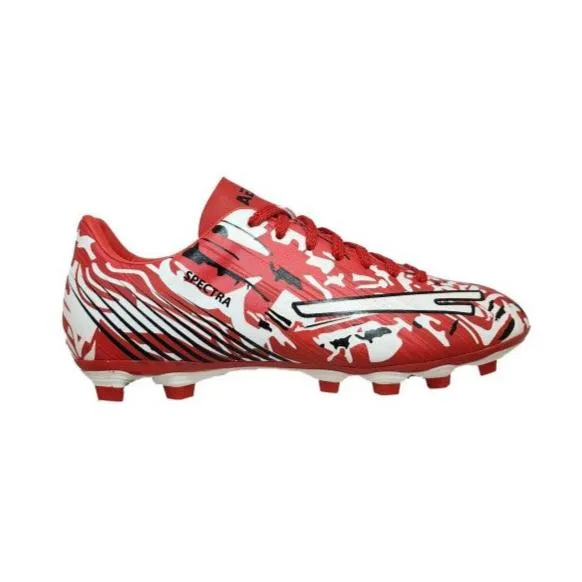 Sega Spectra Plus Football Shoes (Red) Elastic Fit Quick Transition