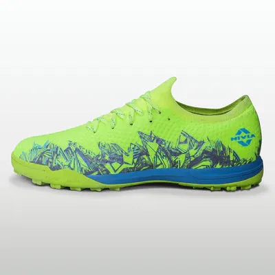 Nivia Shastra Turf Football Shoes for Men (Green) Match Line Foot Cushion