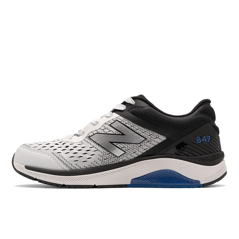short - distance walk 847v4 - Arctic Fox with Black and Team Royal - Men's