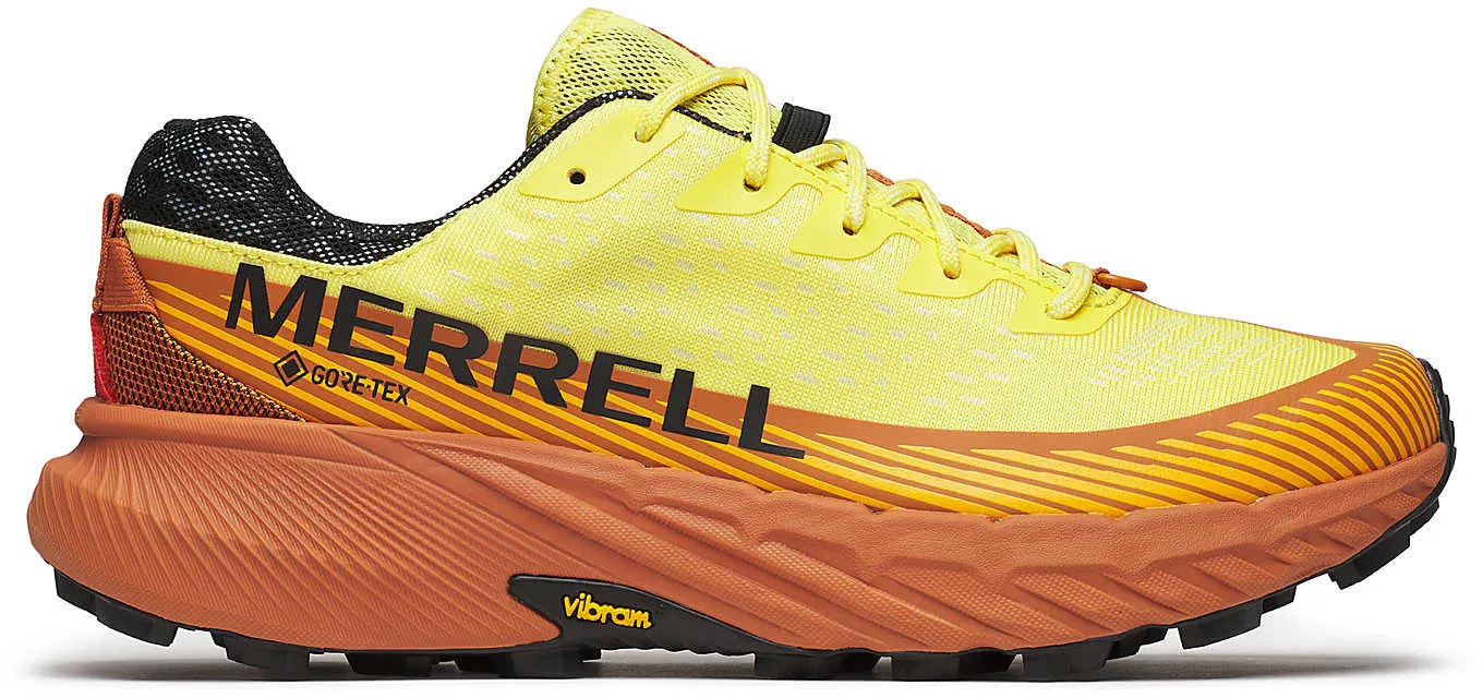 Merrell Agility Peak 5 GORE-TEX Mens Trail Running Shoes - Yellow Dust Guard