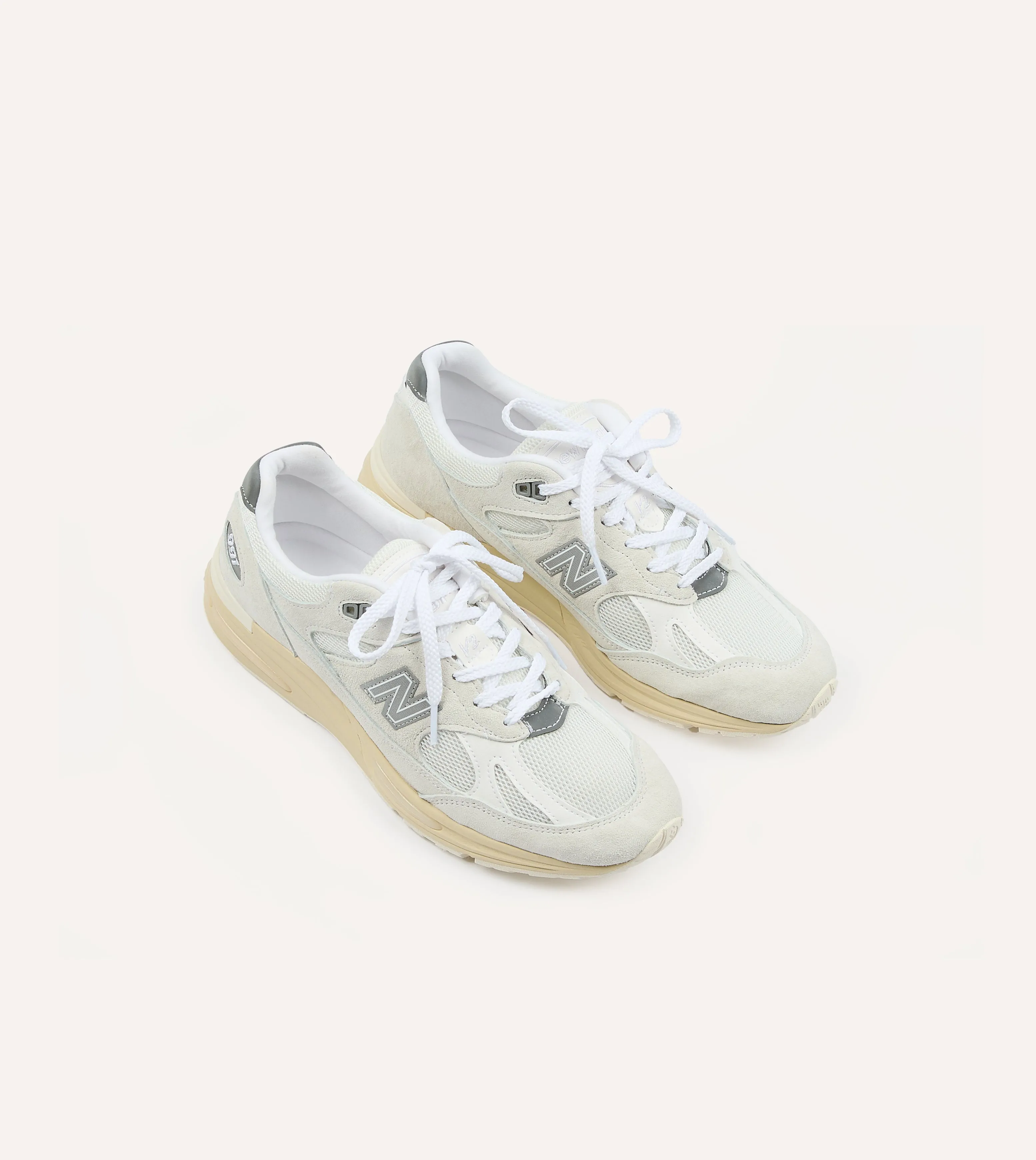 Anti Bacterial New Balance Neutral 'Elevated Essentials' Made in UK 991v2 Trainers