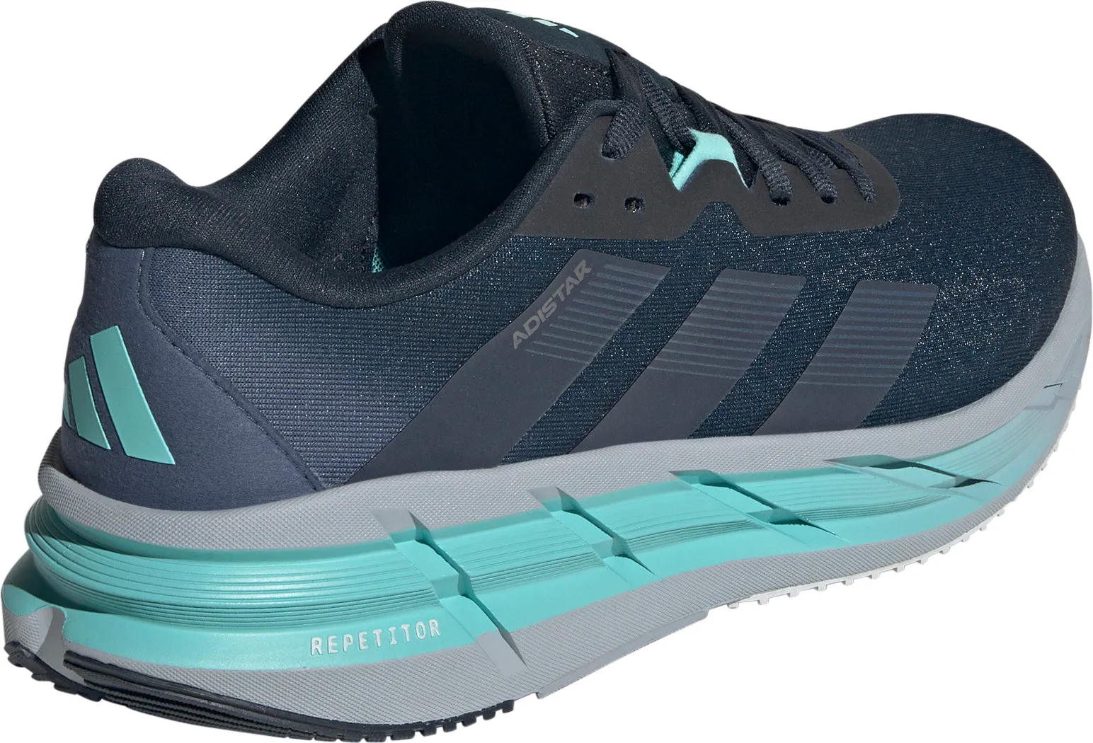 adidas Adistar 3.0 Mens Running Shoes - Blue Toe Protection Comfort Platform
