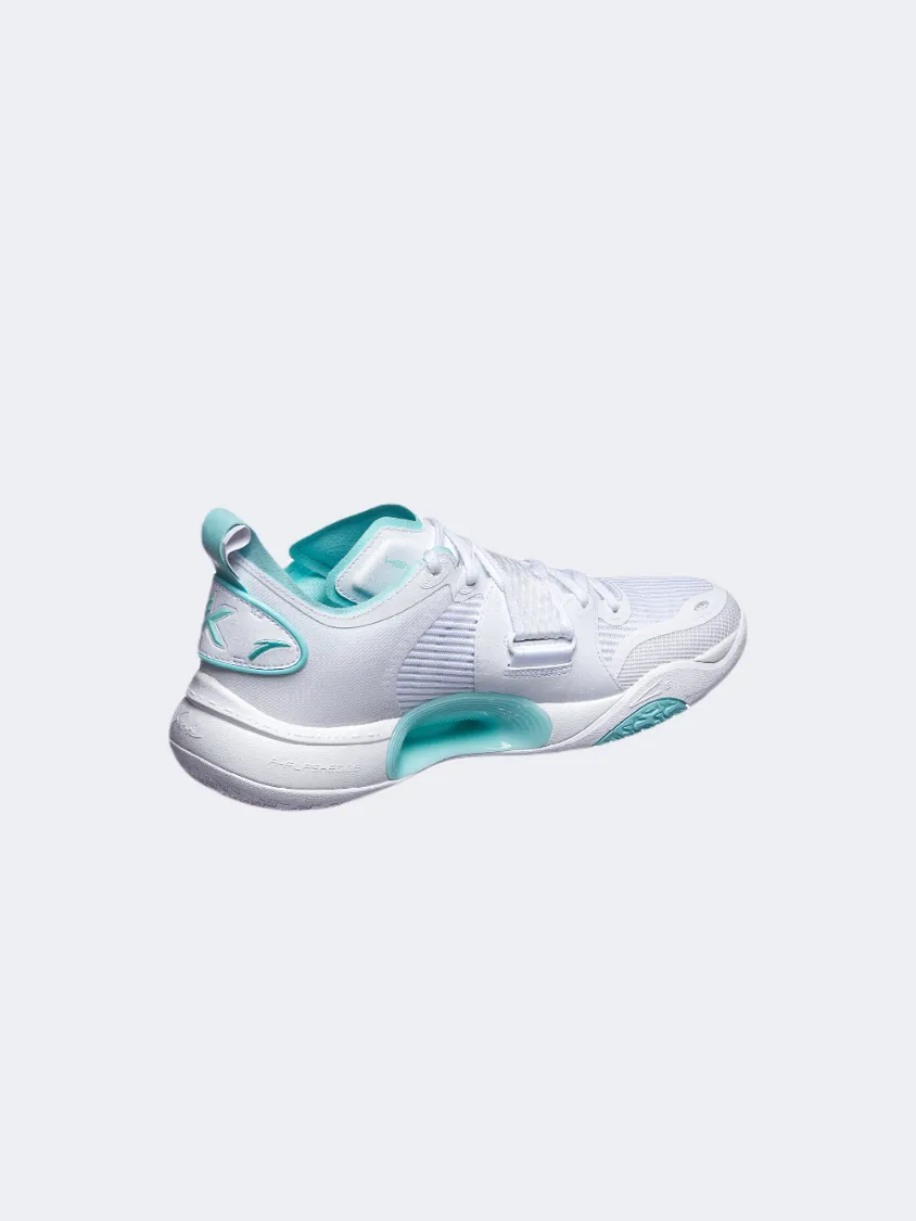Anta Splash 6 Men Basketball Shoes White/Blue Soft Insole