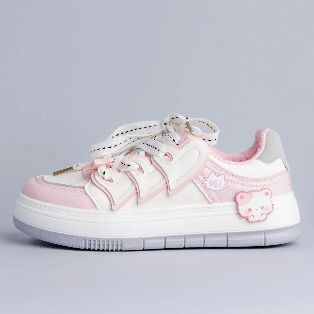 High Top Active Motion Ultra Friendly Kitty Casual Chunky Shoes - Unisex