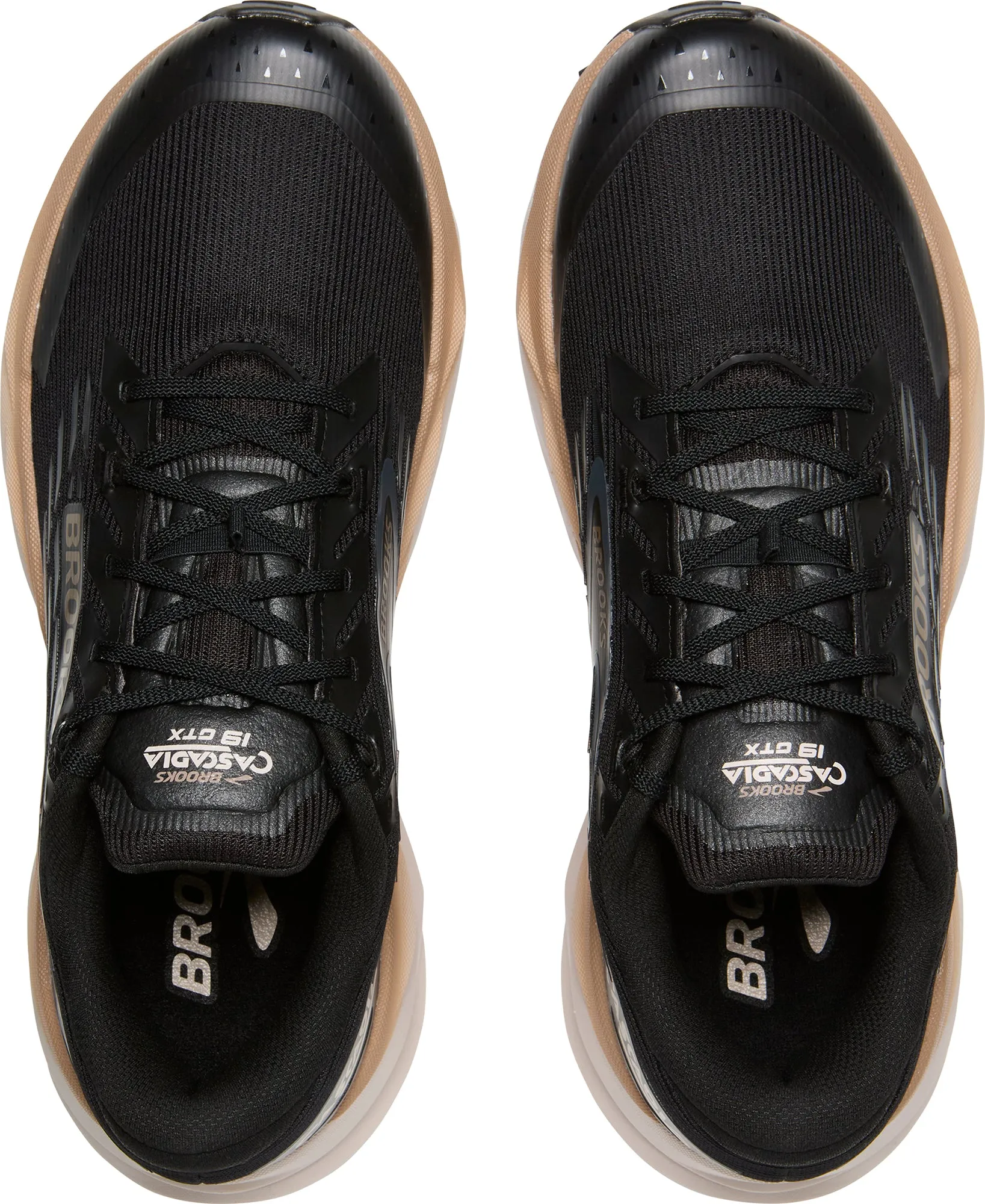 Brooks Cascadia 19 GORE-TEX Mens Trail Running Shoes - Black Secure Cushioned Footbed
