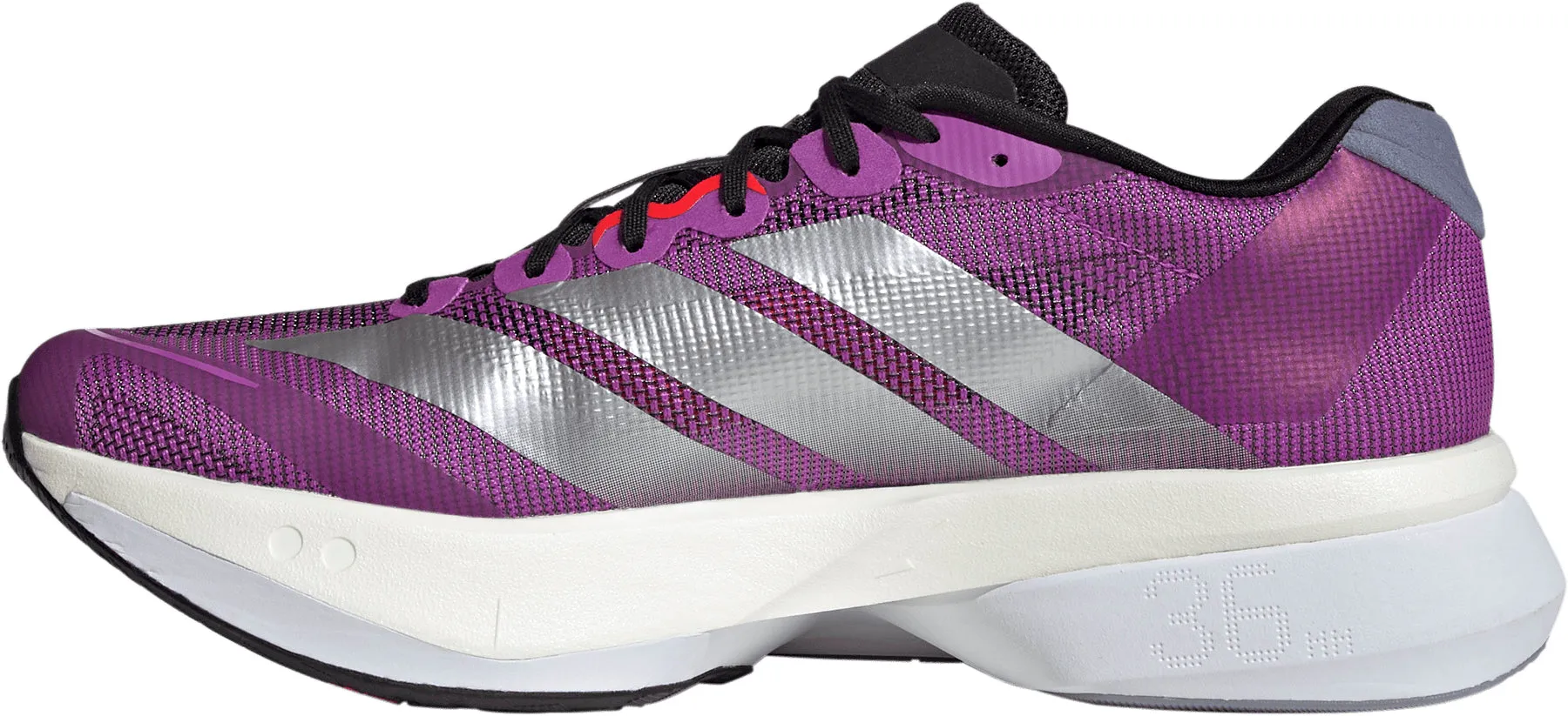 Cotton Base Stone Grip adidas Adizero Boston 13 Mens Running Shoes - Purple