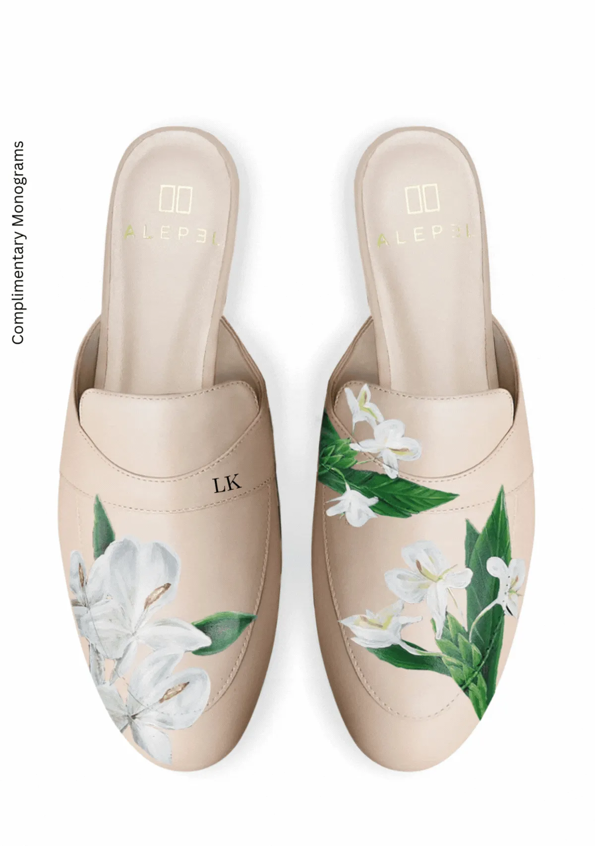 Quick Fit Mariposa Flower Beige Mule