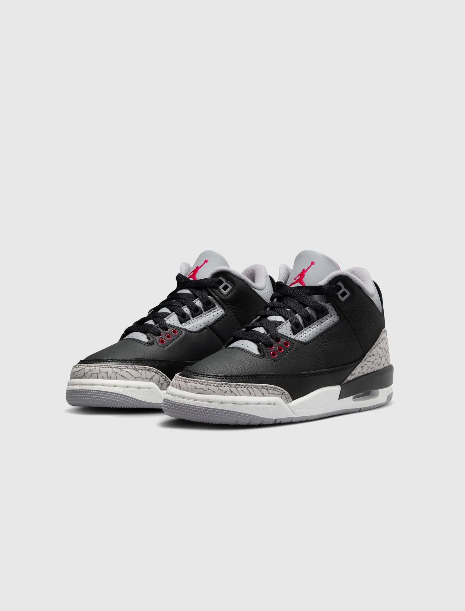 AIR JORDAN 3 RETRO "BLACK CEMENT" GS Toe Protection Responsive Cushion Weekend Warriors