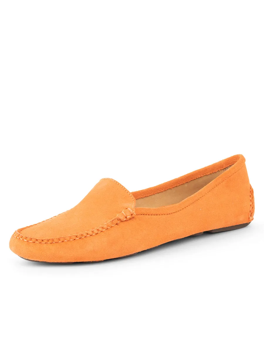 Jillian Driving Moccasin in Suede Look Ready Agile Fit