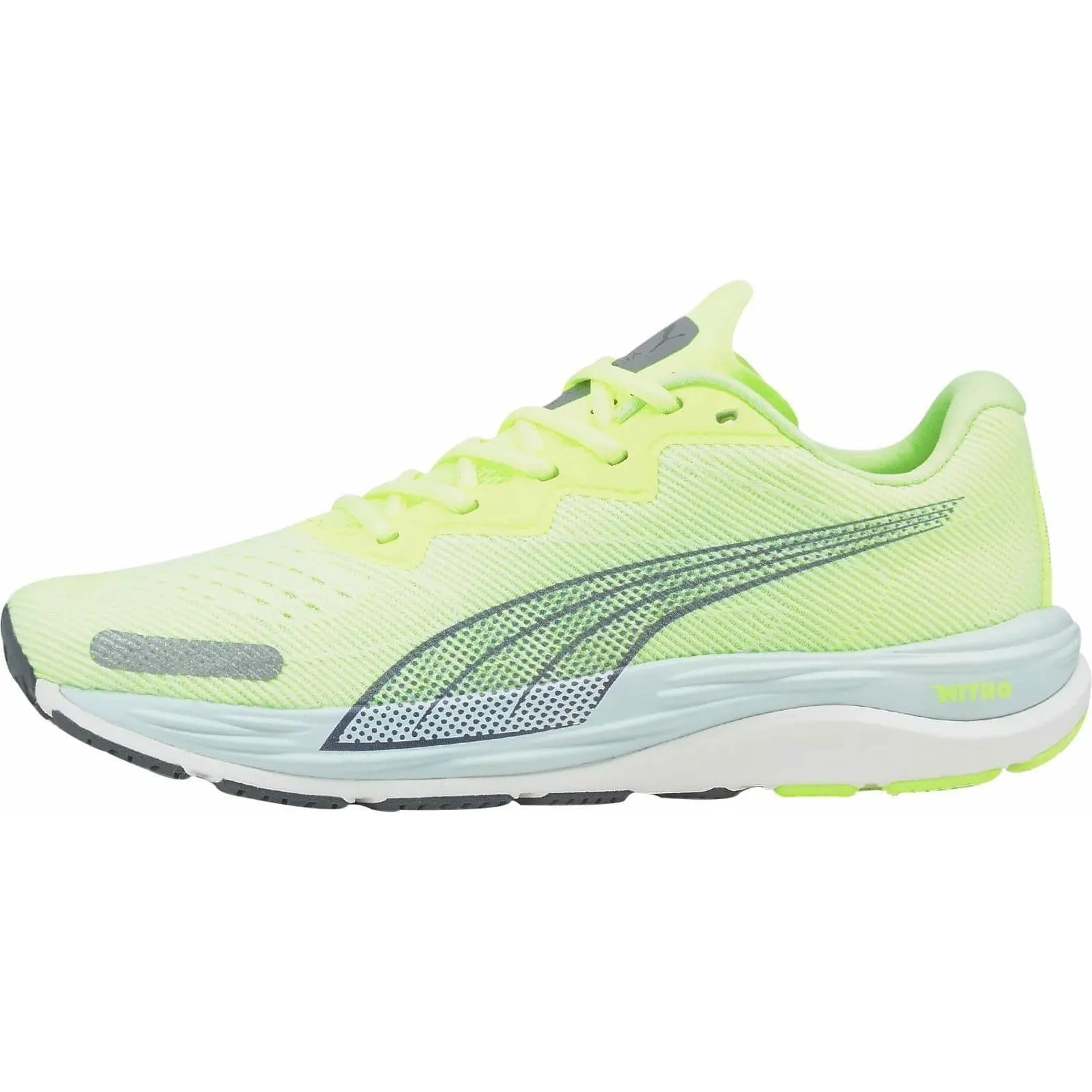 Puma Velocity Nitro 2 Mens Running Shoes - Yellow Red Glow