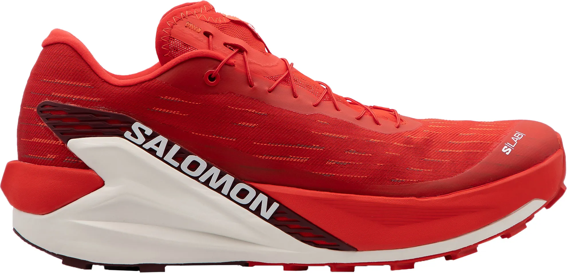Salomon S/Lab Pulsar 4 Mens Trail Running Shoes - Red Calm Mood Durable Fabric