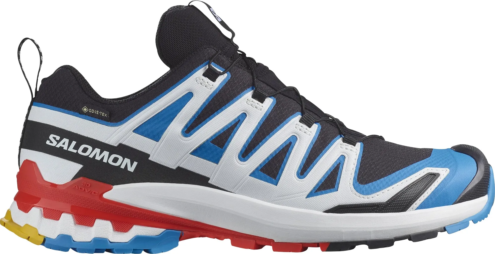 Ankle Support Stride Easy Salomon XA Pro 3D V9 GORE-TEX Mens Trail Running Shoes - Black