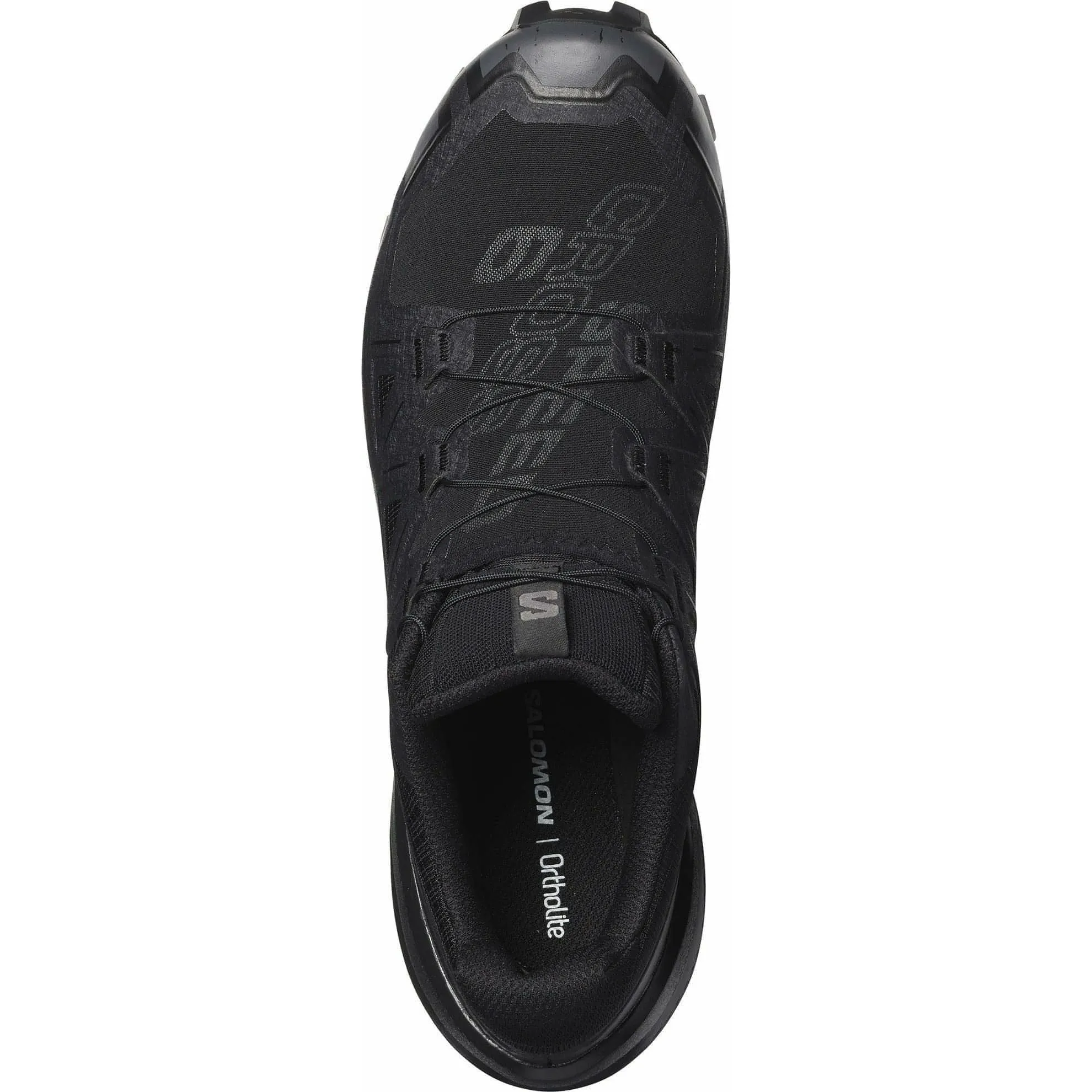 Salomon Speedcross 6 Mens Trail Running Shoes - Black Seamless Fit Running Errands