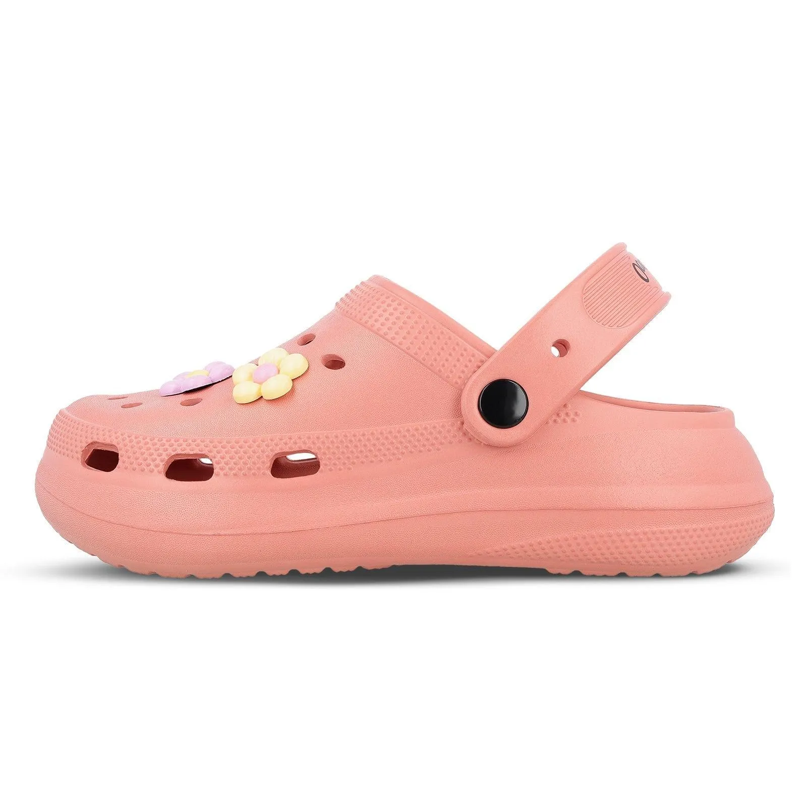 Walkaroo Womens Clogs  - WC8924 Peach Sporty Flats