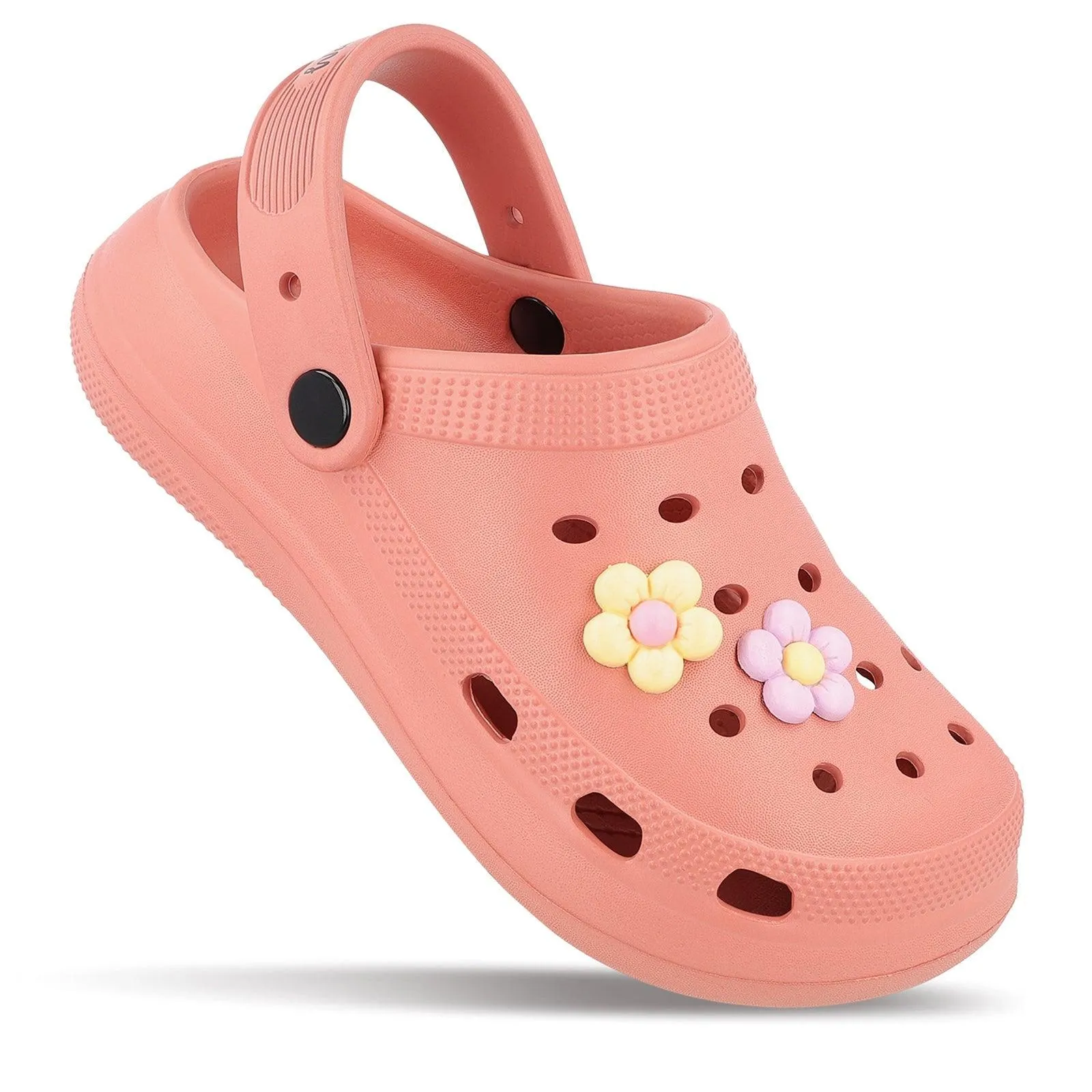 Walkaroo Womens Clogs  - WC8924 Peach Breathable straps