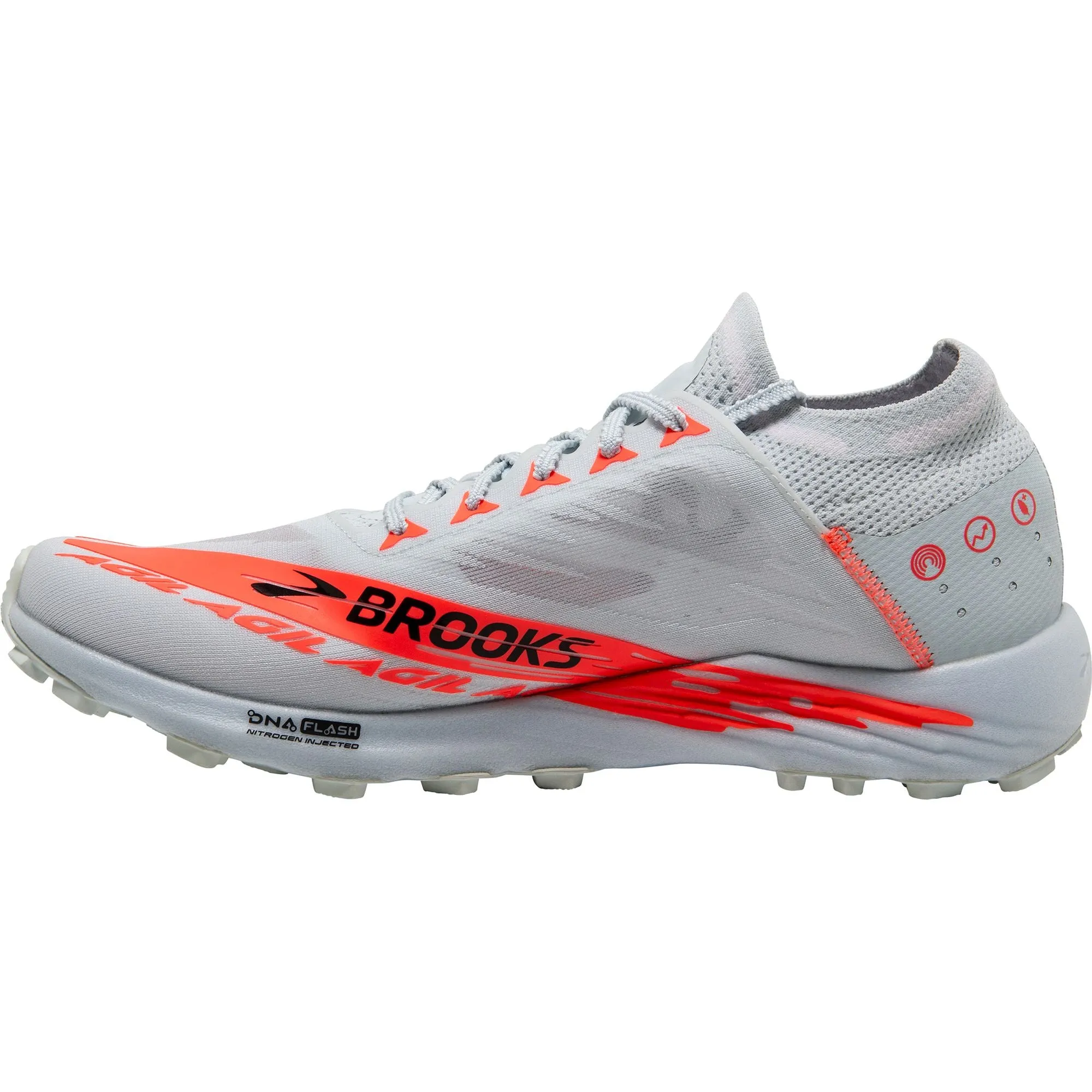 Brooks Catamount Agil Trail Running Shoes - Grey Gel Soft