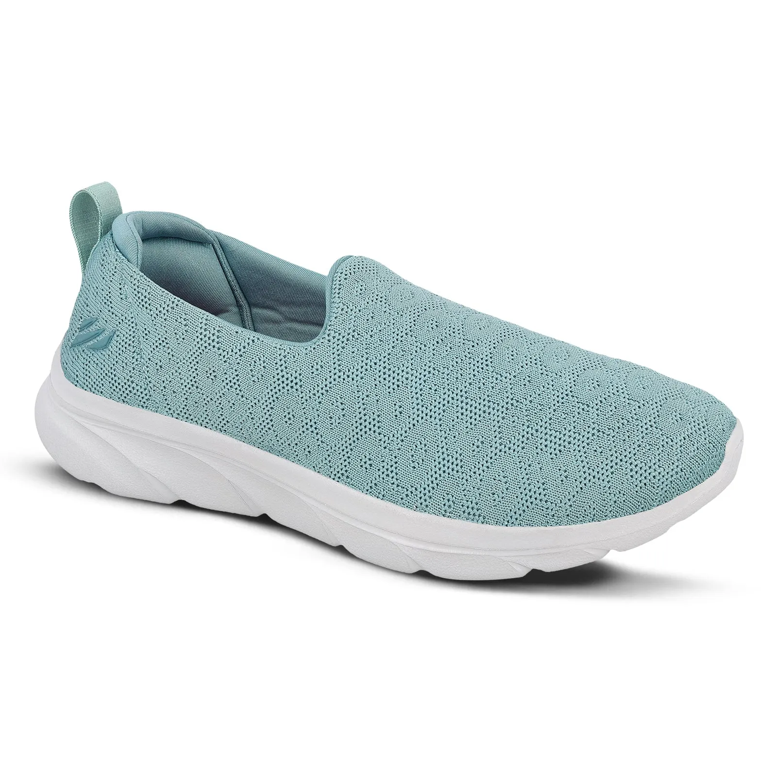 Women's Slip-on Walking Shoes - WS3262 Mint Flexible Move Step Comfort