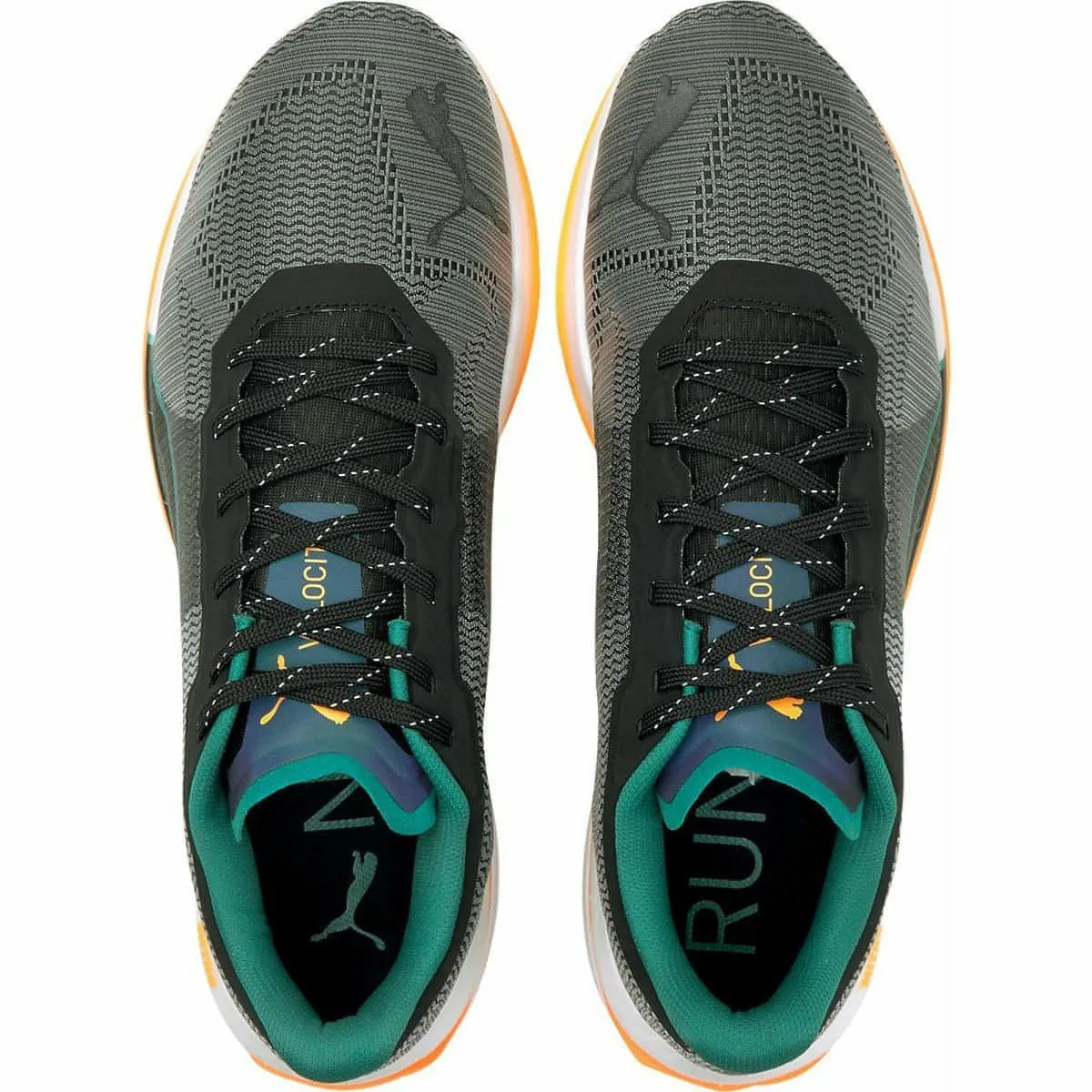 Kind Glow Fast Go Puma Velocity Nitro WTR Mens Running Shoes - Black