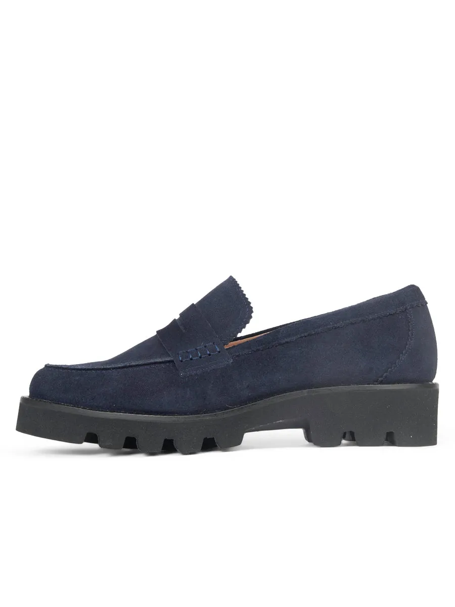 Vince Lug Sole Penny Loafer Breathable Upper