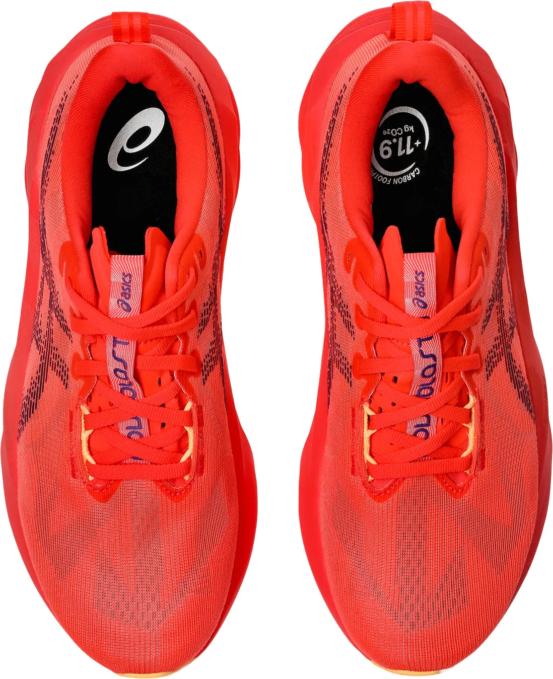 Asics NovaBlast 5 Mens Running Shoes - Red Wave Flow