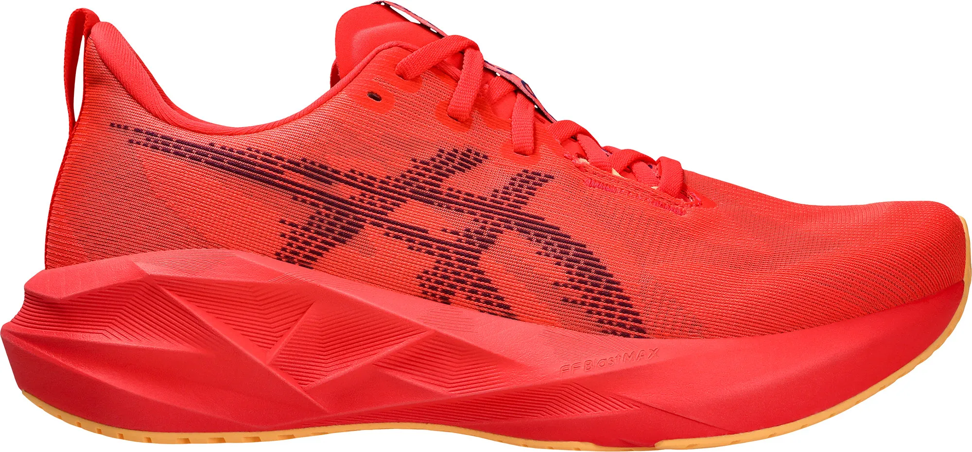 Asics NovaBlast 5 Mens Running Shoes - Red Wild Trek Trend Glow
