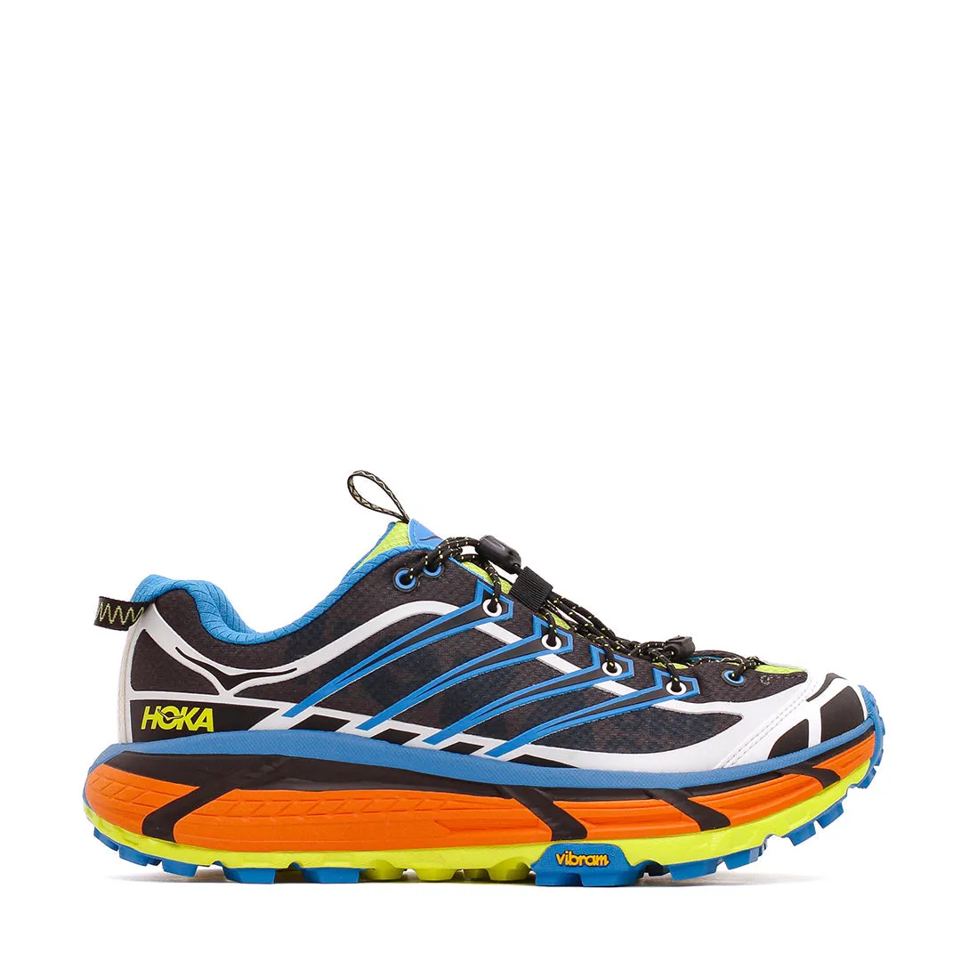 Hoka One One Men Mafate Three2 Black Diva Blue 1141572-BDVB Love Glow Breathable Beach Walk