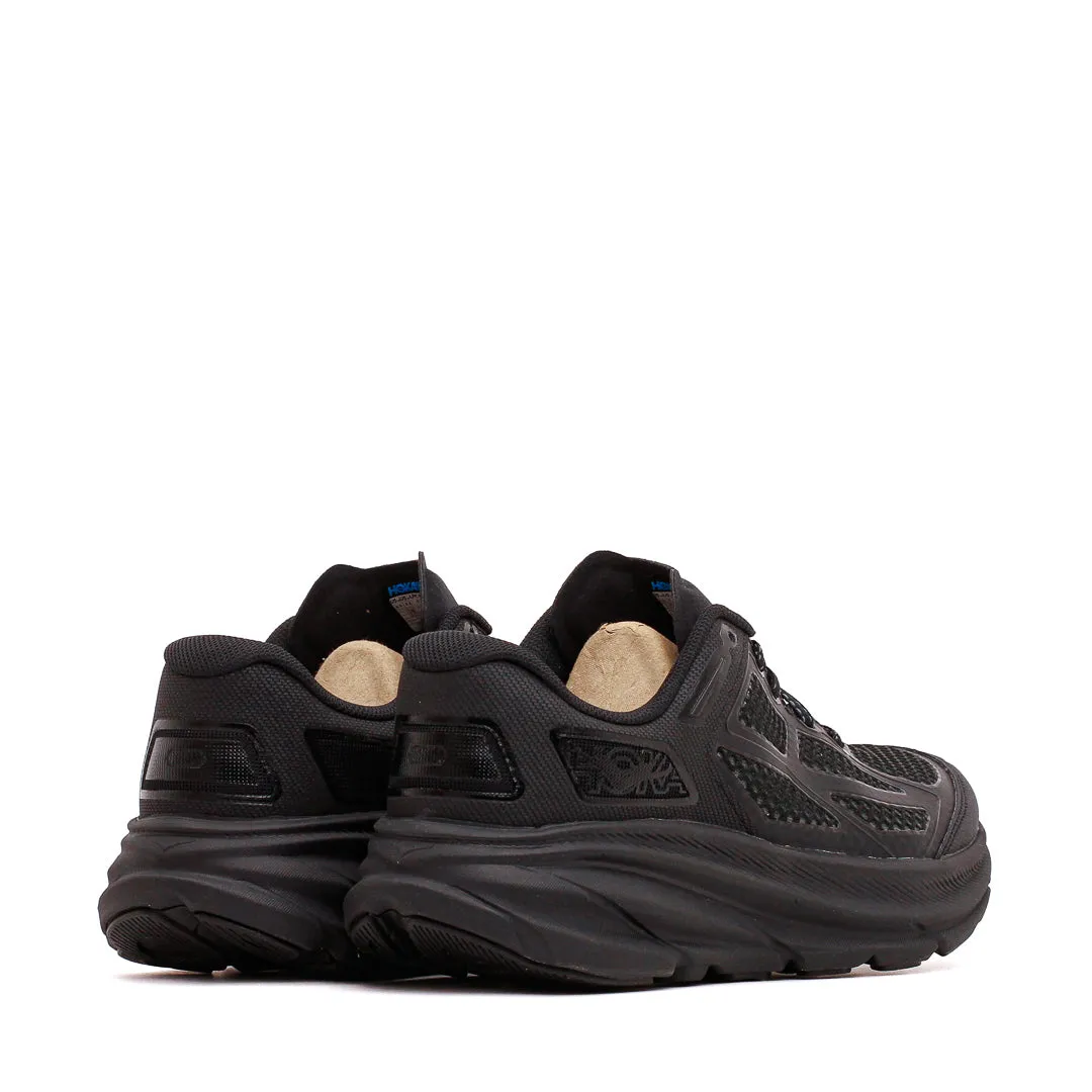Hoka One One Men Clifton 9 Carbon Black 1155370-BBNB Chic Fit Fight Mode
