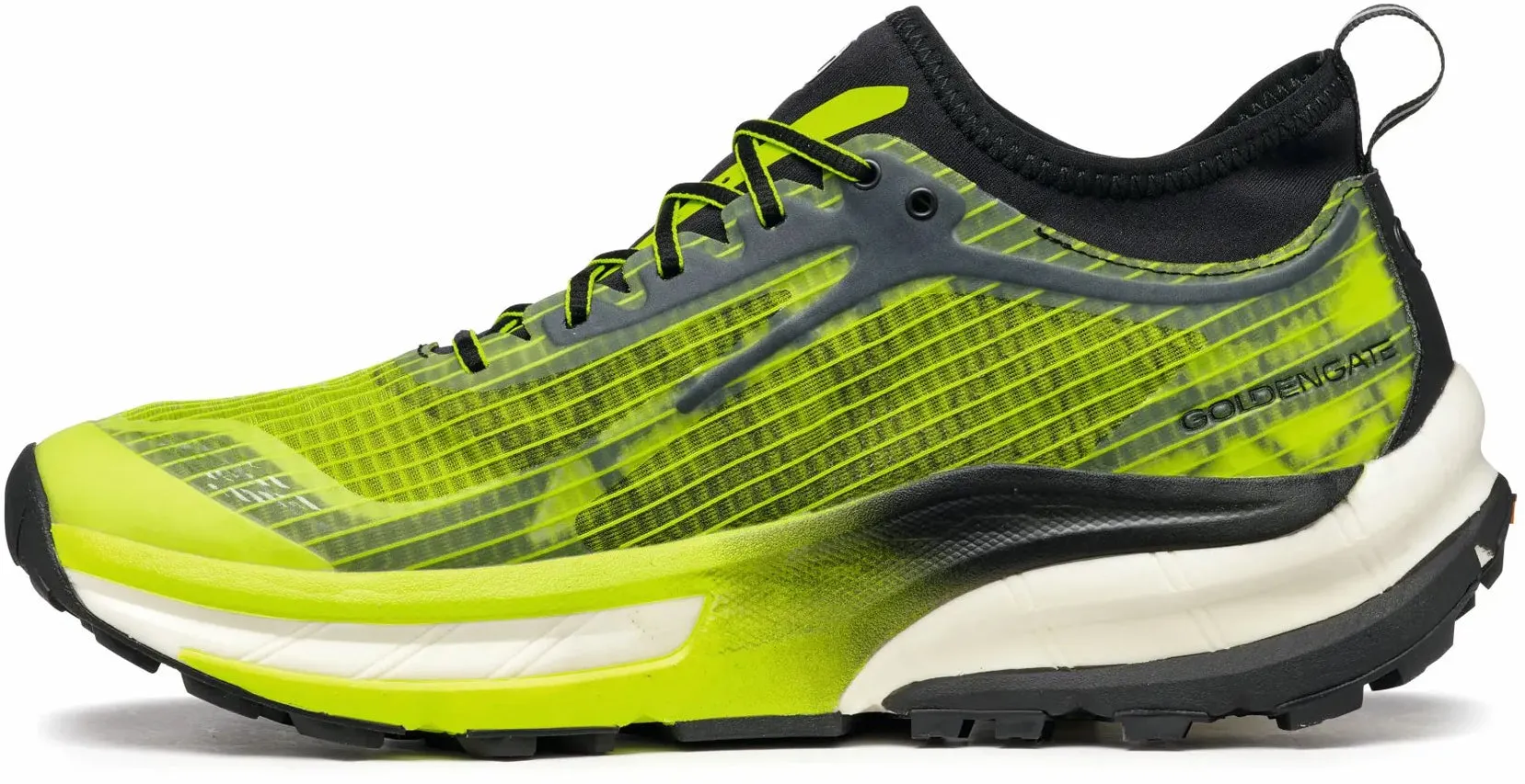 Scarpa Golden Gate ATR Mens Trail Running Shoes - Green TPU Stability zipper