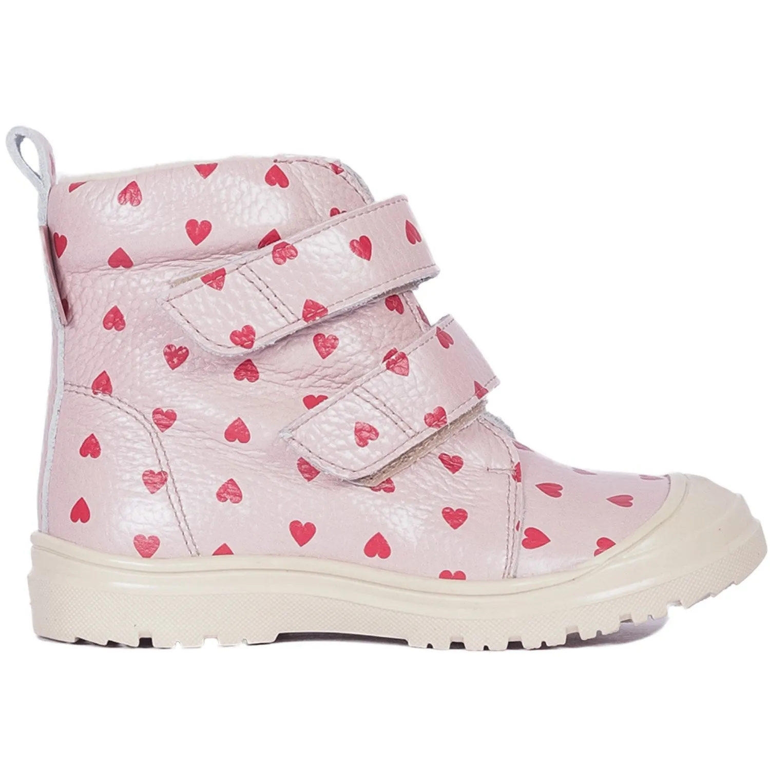 Winter Hike Cold Weather Trail Angulus Rose Hearts Tex-Boot With Heart Print And Wool Lining