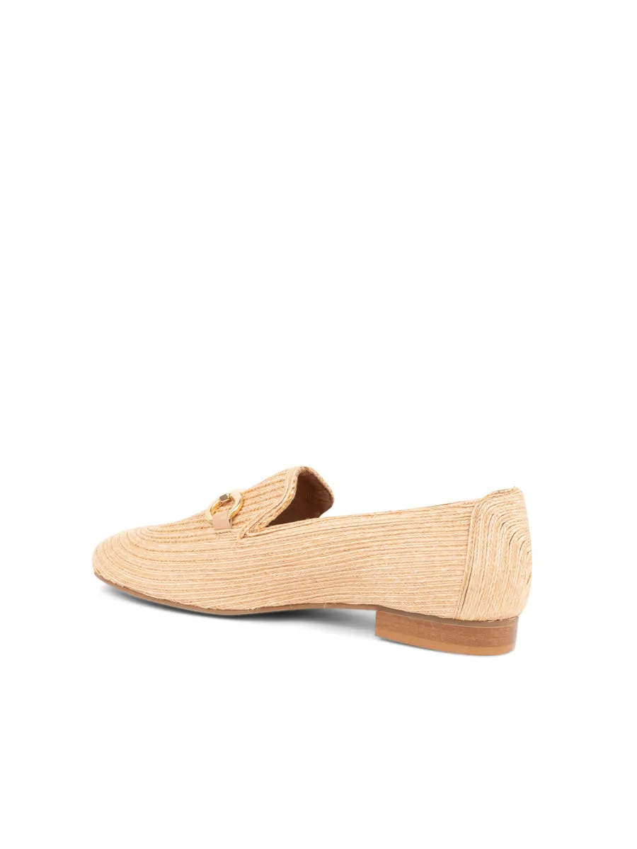 Riviera Raffia Loafer Lace Up