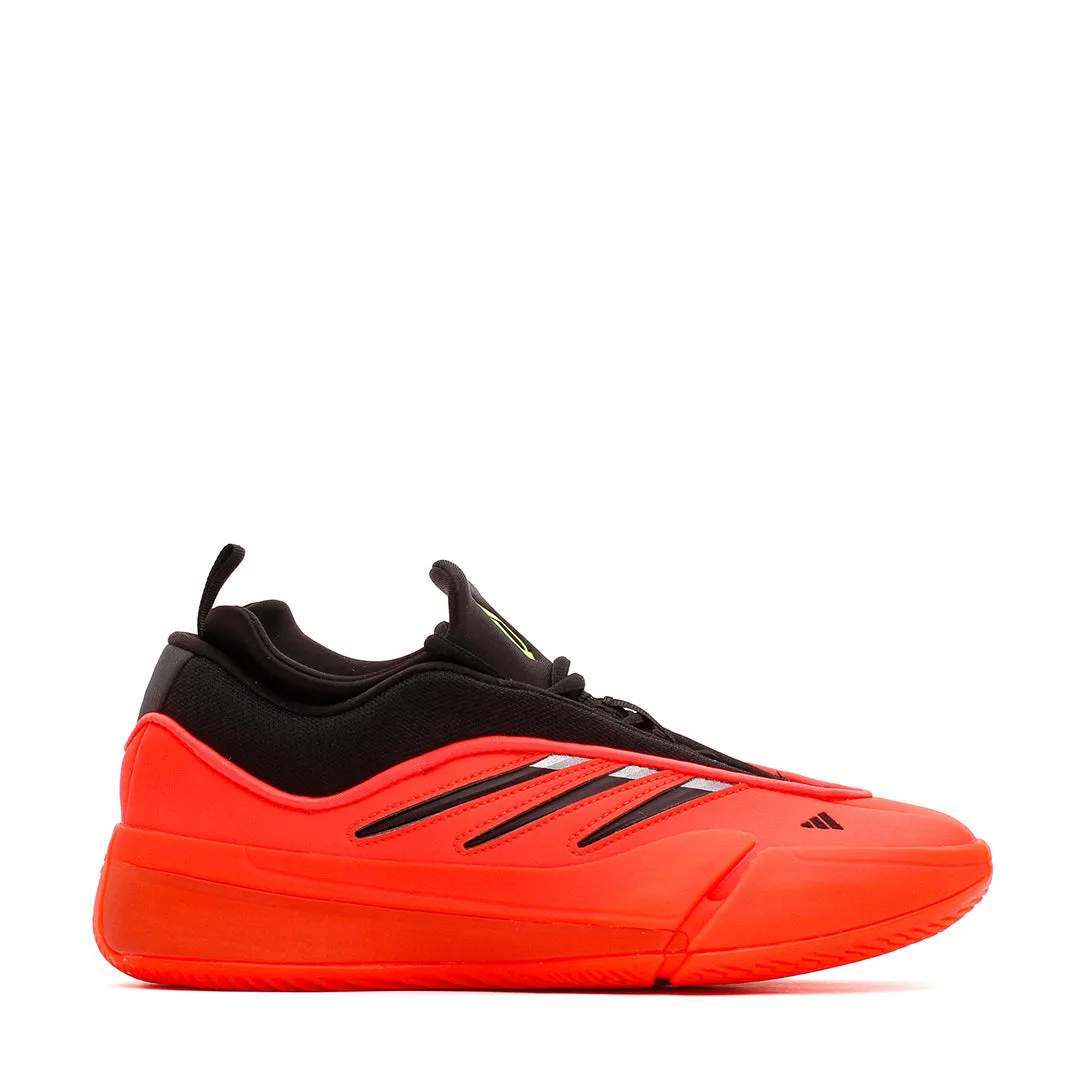 Lockdown Foot Harness Canvas Upper Adidas Basketball Men Dame 9 Low Red IE3627
