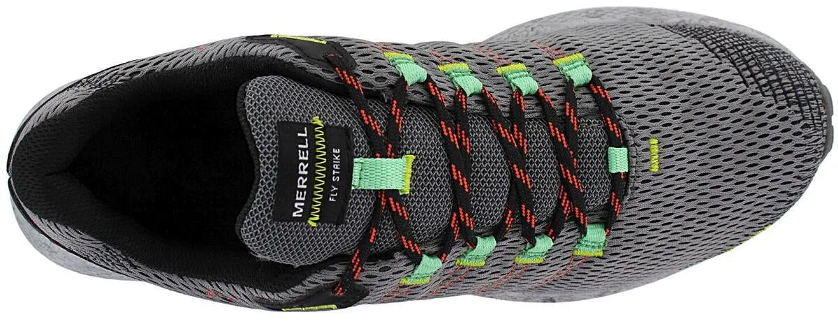 Earth Tone Merrell Fly Strike GORE-TEX Mens Trail Running Shoes - Grey