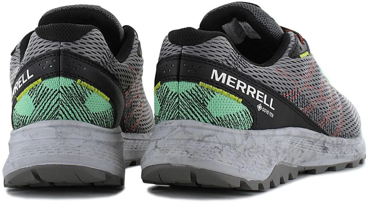 Flexibility Feature Boho Free Merrell Fly Strike GORE-TEX Mens Trail Running Shoes - Grey