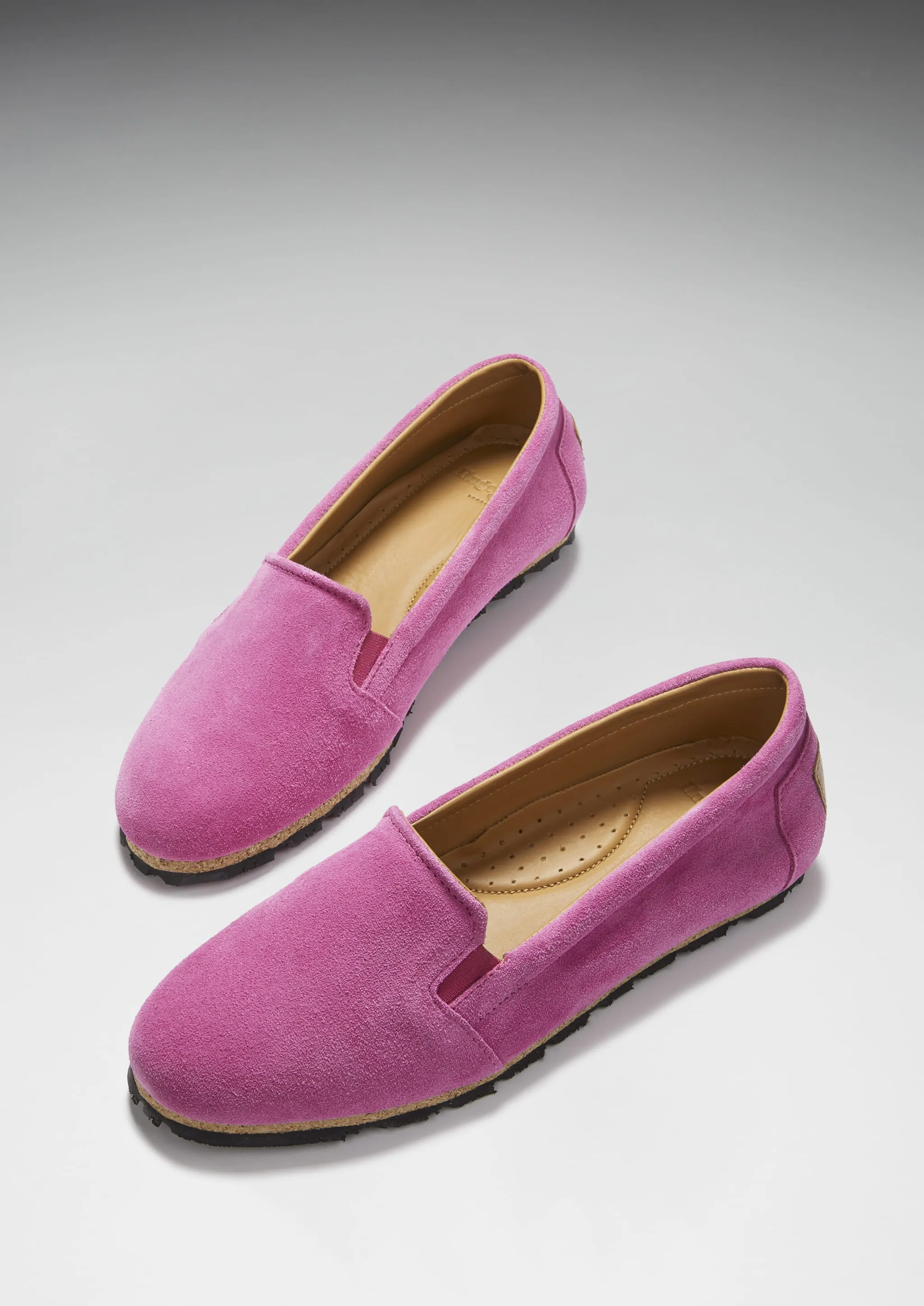 True Comfort Women's Continental Espadrilles, candy pink suede