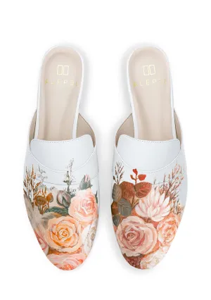 Bridal Bouquet White Mule Agile Simple Comfort