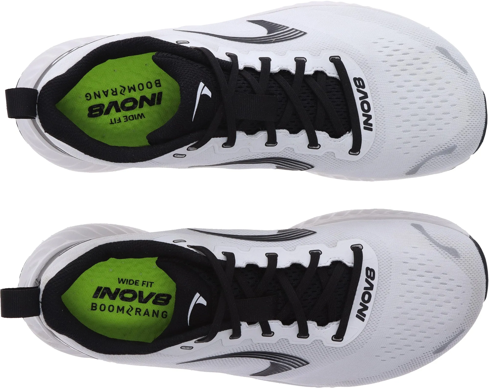 Style Base Inov8 RoadFly WIDE FIT Mens Running Shoes - White