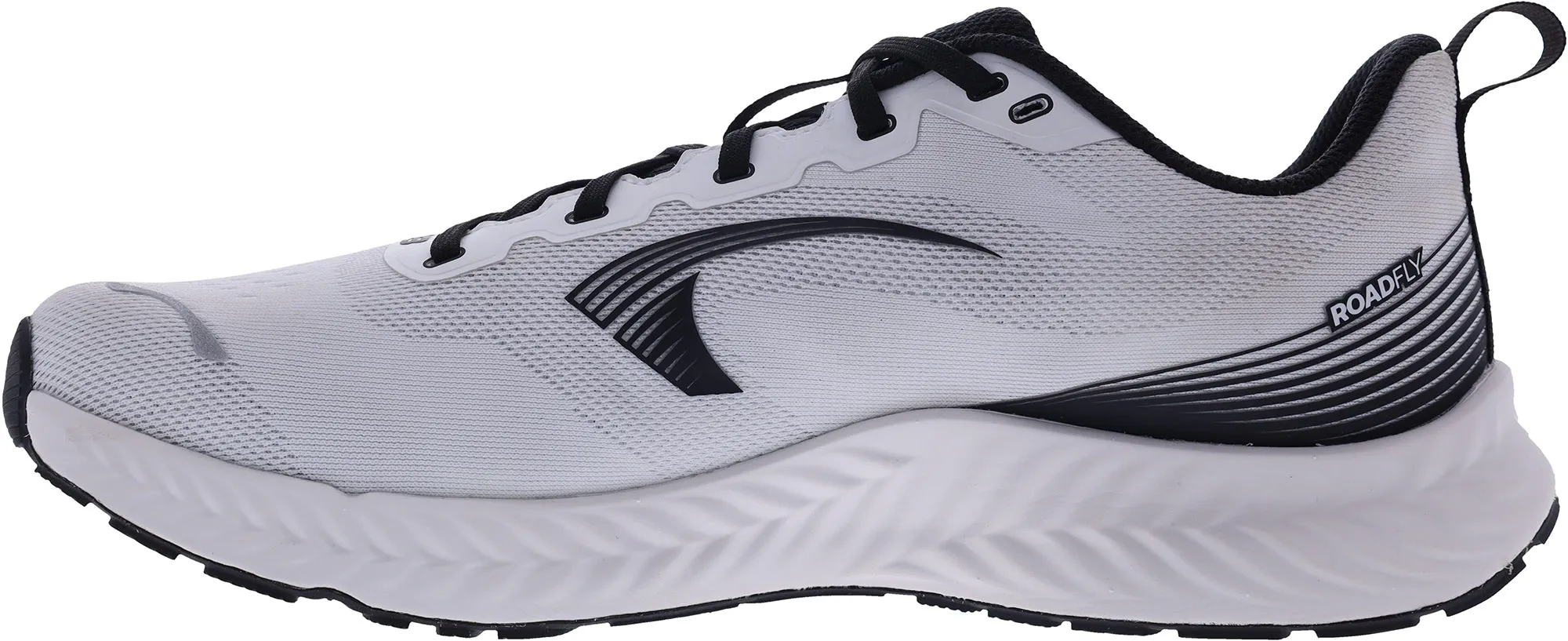 Star Shine Sole Soft Inov8 RoadFly WIDE FIT Mens Running Shoes - White