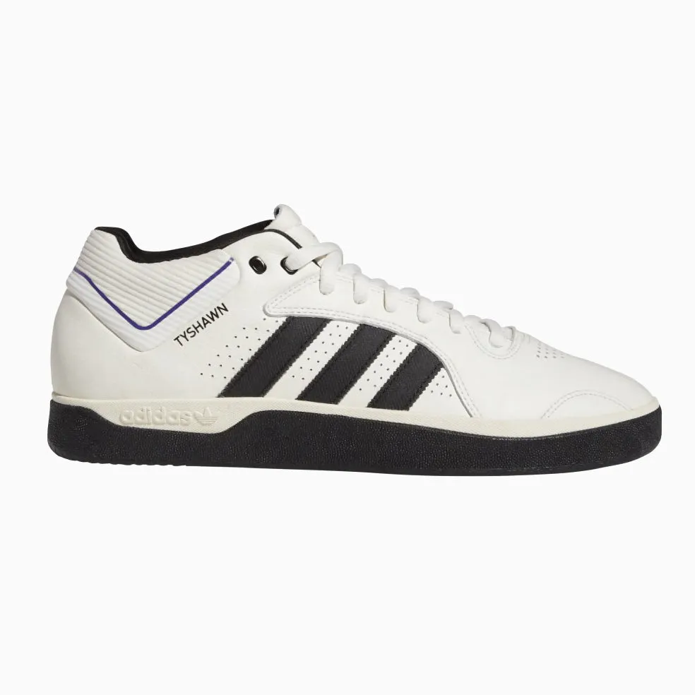 adidas Skateboarding Tyshawn Pro Skate Shoes - Cloud White / Core Black / Collegiate Purple Comfort Style Classic